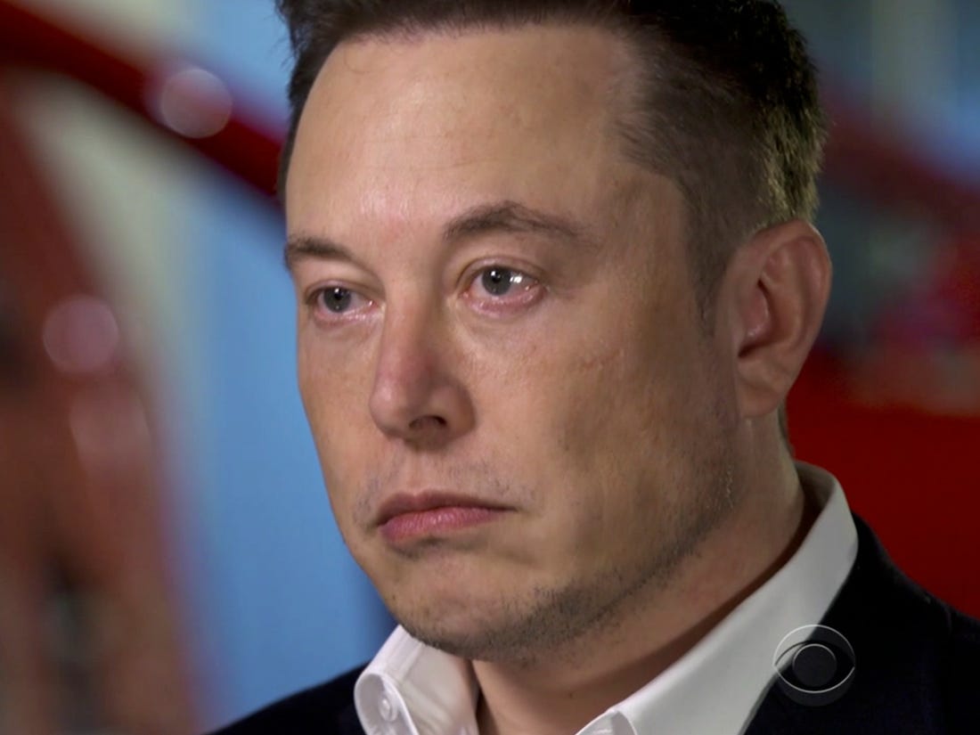 Elon Musk sad Blank Meme Template