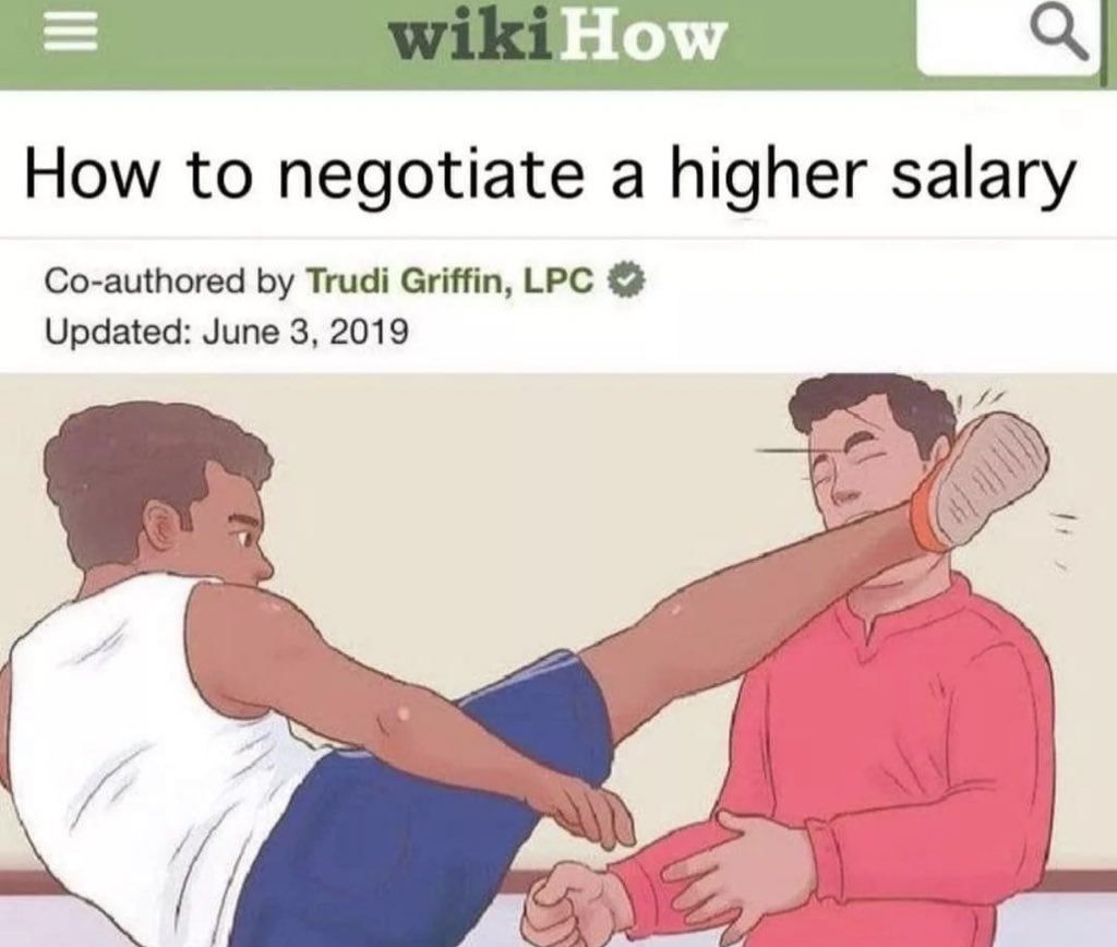 Salary Negotiation Blank Meme Template