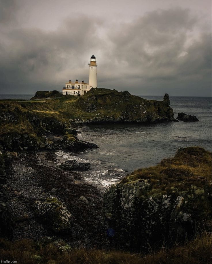 Scottish Lighthouse? | image tagged in awesome | made w/ Imgflip meme maker