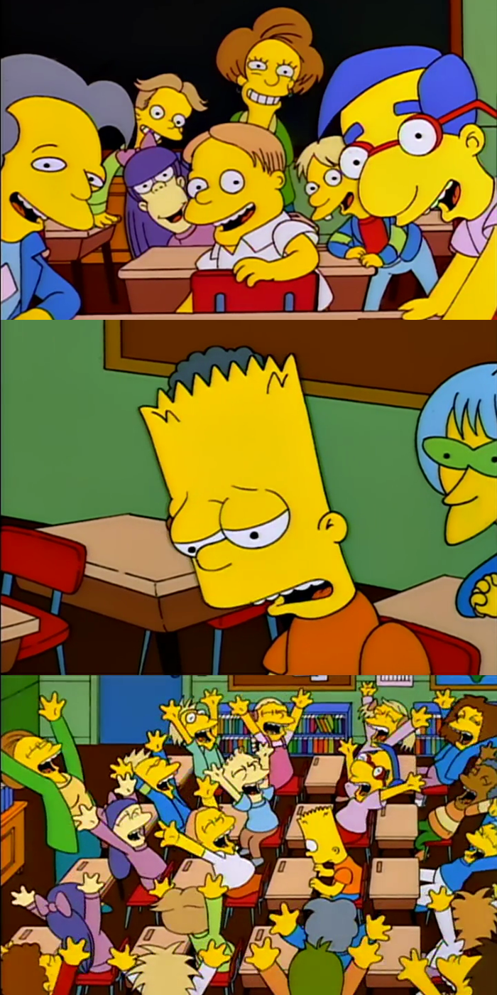 say your thing bart Blank Meme Template
