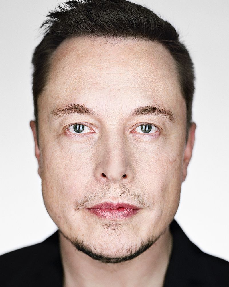 High Quality Elon Musk Stares Blank Meme Template