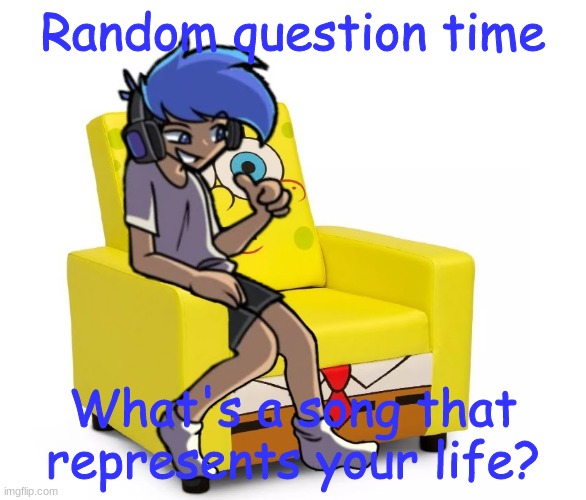 I'm not a hoe, im a rake. | Random question time; What's a song that represents your life? | image tagged in amor altra in a chair | made w/ Imgflip meme maker
