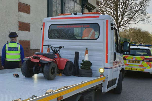 Baby's Quadbike Confiscated Blank Meme Template