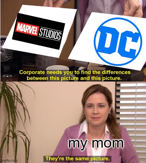 They're The Same Picture | my mom | image tagged in memes,they're the same picture | made w/ Imgflip meme maker
