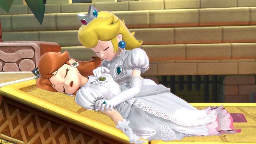 Peach and Daisy as Lesbians 2 | made w/ Imgflip meme maker