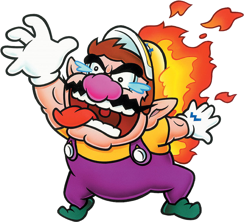 Fire Wario Blank Meme Template