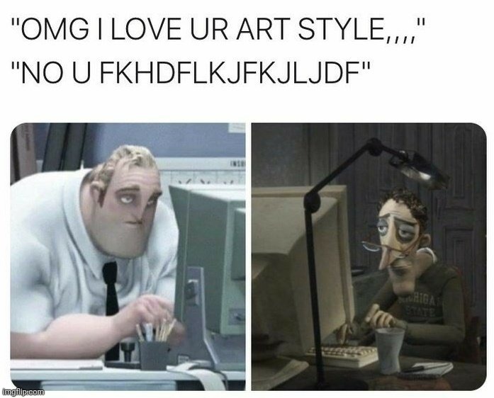 average conversation between msmg artists. | made w/ Imgflip meme maker