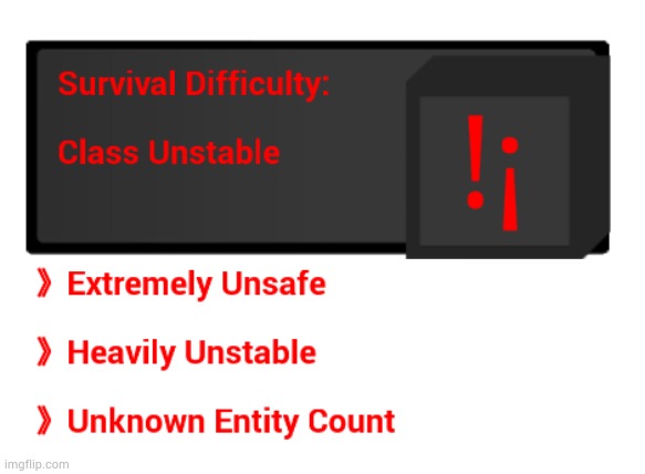 Survival Difficulty Class Guide - The Backrooms