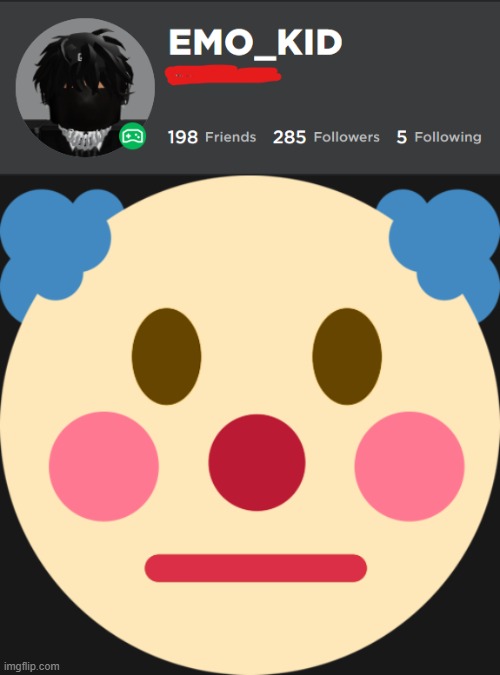 image tagged in clown straight face | made w/ Imgflip meme maker