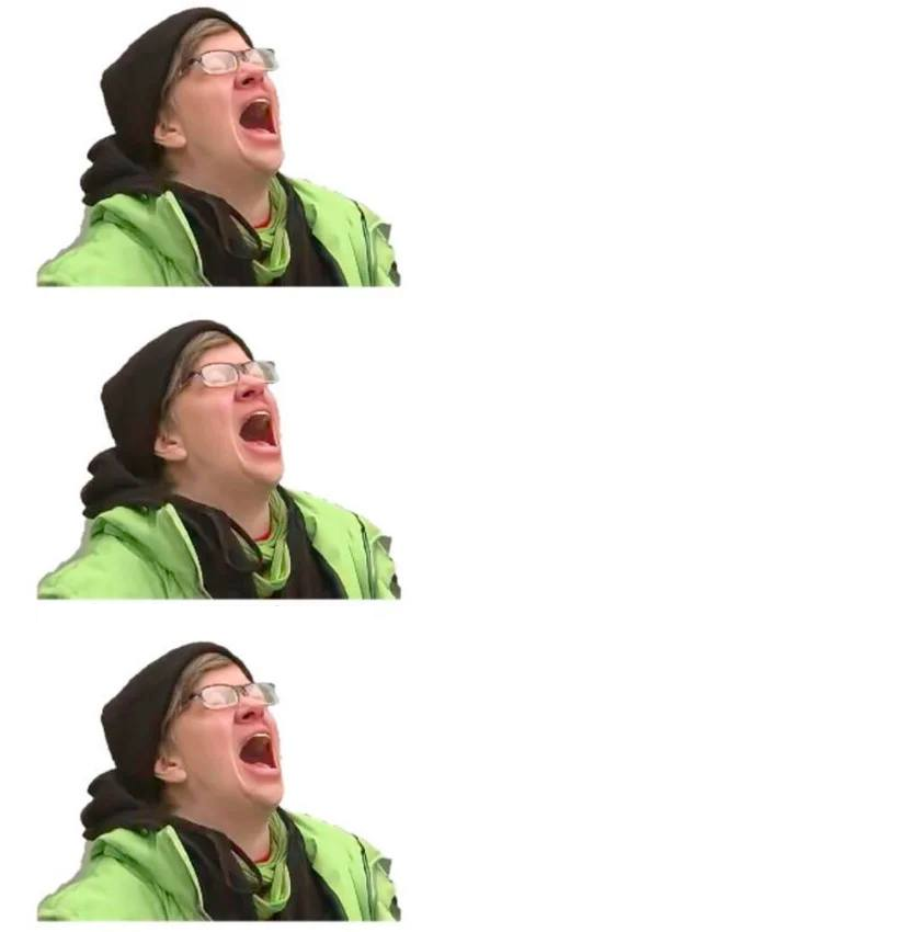 High Quality Crying liberal Blank Meme Template