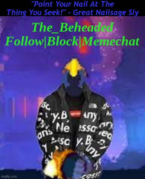 The_Beheaded Announcement Template V4 Blank Meme Template