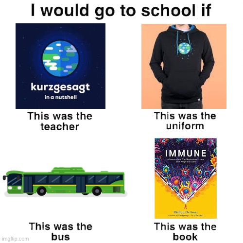 Make this a thing (Mod Note: I won't) | image tagged in i would go to school if | made w/ Imgflip meme maker