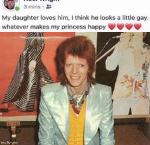 this image is saved as criss cross applesauce in my computer | image tagged in david bowie,lil gay | made w/ Imgflip meme maker