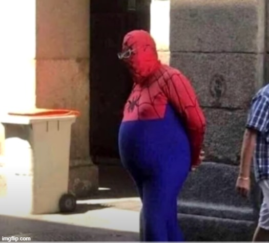 spoder boi | image tagged in spiderman,cursed image | made w/ Imgflip meme maker
