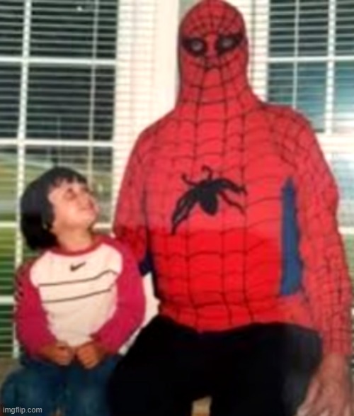 Why does this exist | image tagged in spiderman,cursed image | made w/ Imgflip meme maker