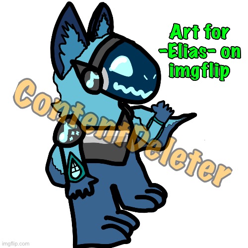 Protogens shall forever remain my weakness in drawing. Anyways, here’s the art request from -Elias- | made w/ Imgflip meme maker