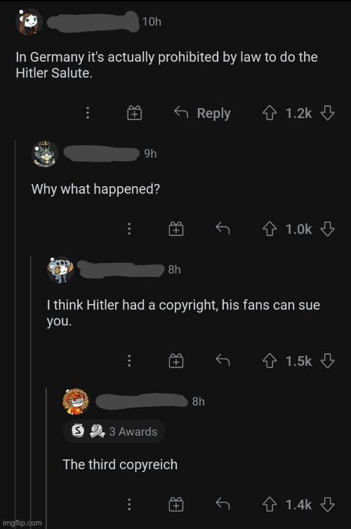 Copyreich | made w/ Imgflip meme maker