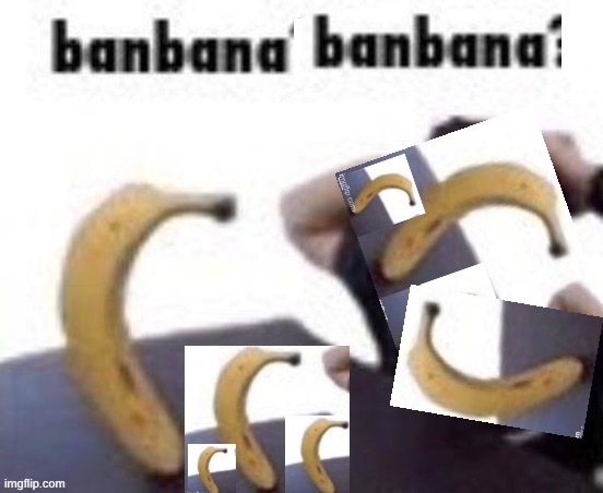 banbana??!!!???!! | image tagged in banbana | made w/ Imgflip meme maker