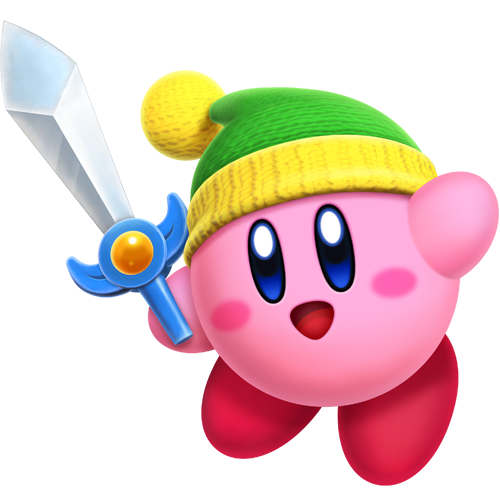 High Quality Kirby Sword Blank Meme Template