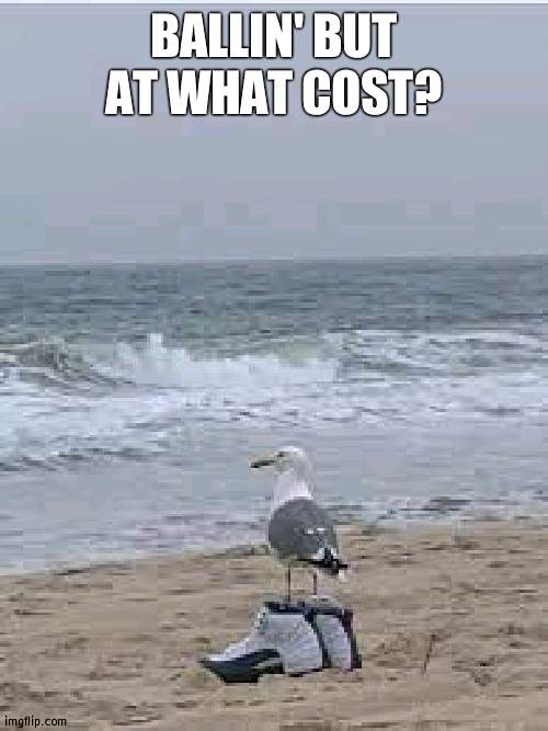 Ballin but at what cost | BALLIN' BUT AT WHAT COST? | made w/ Imgflip meme maker