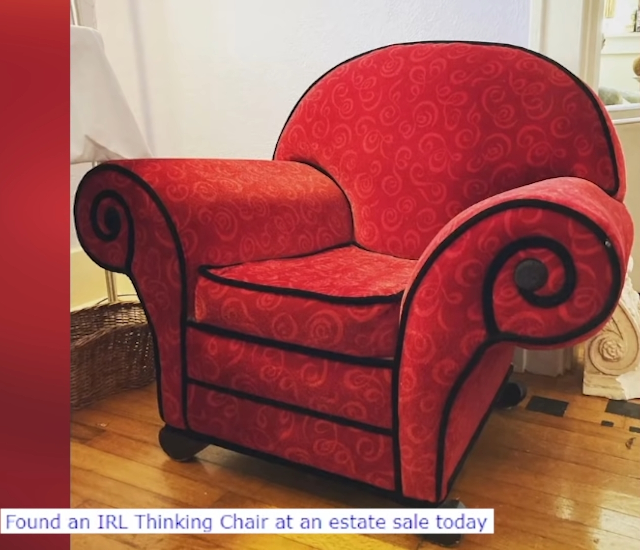 High Quality Thinking Chair Blank Meme Template