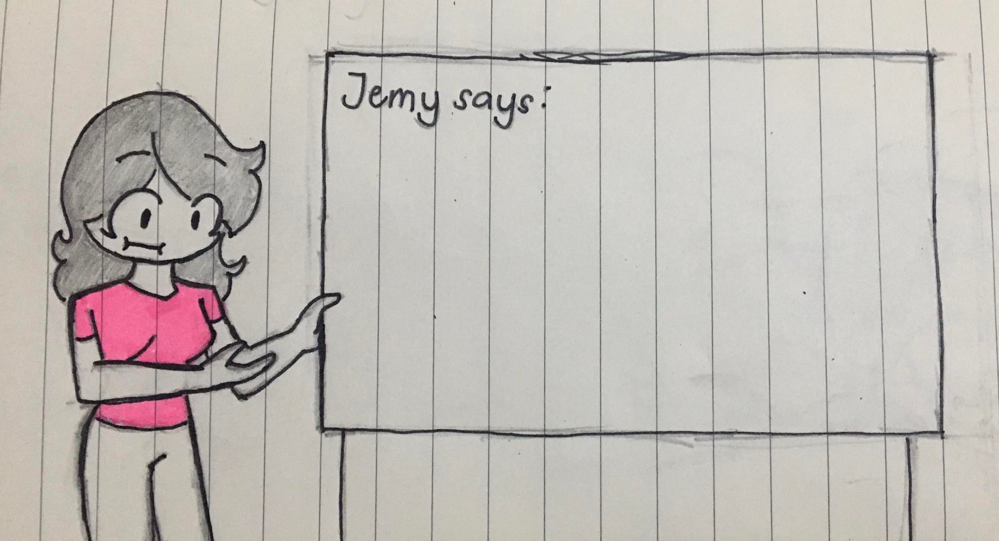 High Quality Jemy temp drawn Blank Meme Template
