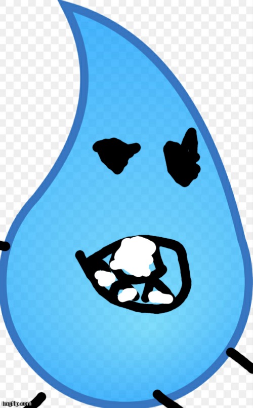 my own bfdi teardrop | image tagged in teardrop | made w/ Imgflip meme maker