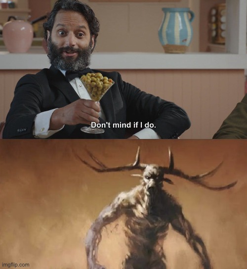 image tagged in don't mind if i do,wendigo wants to fight you | made w/ Imgflip meme maker