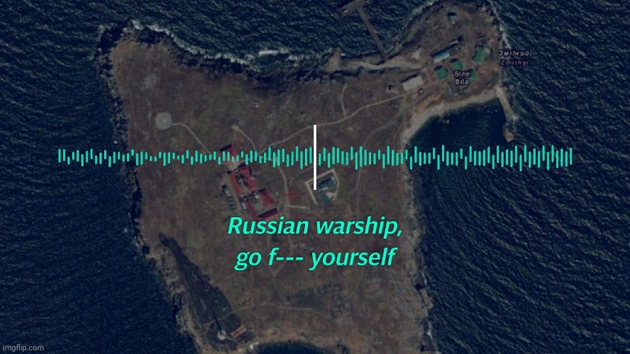 Russian Warship, Go f Yourself (version 2.0) | made w/ Imgflip meme maker