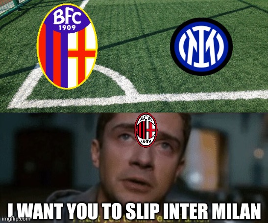 Bologna - Inter Meme |  I WANT YOU TO SLIP INTER MILAN | image tagged in praying to kill peter parker,bologna,inter,serie a,sports,calcio | made w/ Imgflip meme maker