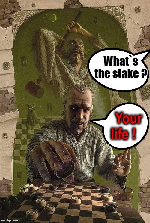 Stake ? | image tagged in no sign of intelligent life | made w/ Imgflip meme maker