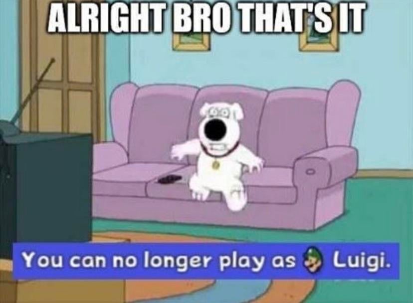 Luigi Blank Meme Template