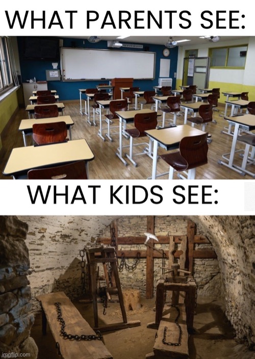 What kids and parents see | image tagged in funny memes | made w/ Imgflip meme maker