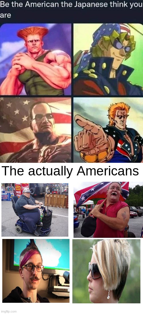 The actually Americans | image tagged in blank white template,america,japanese | made w/ Imgflip meme maker