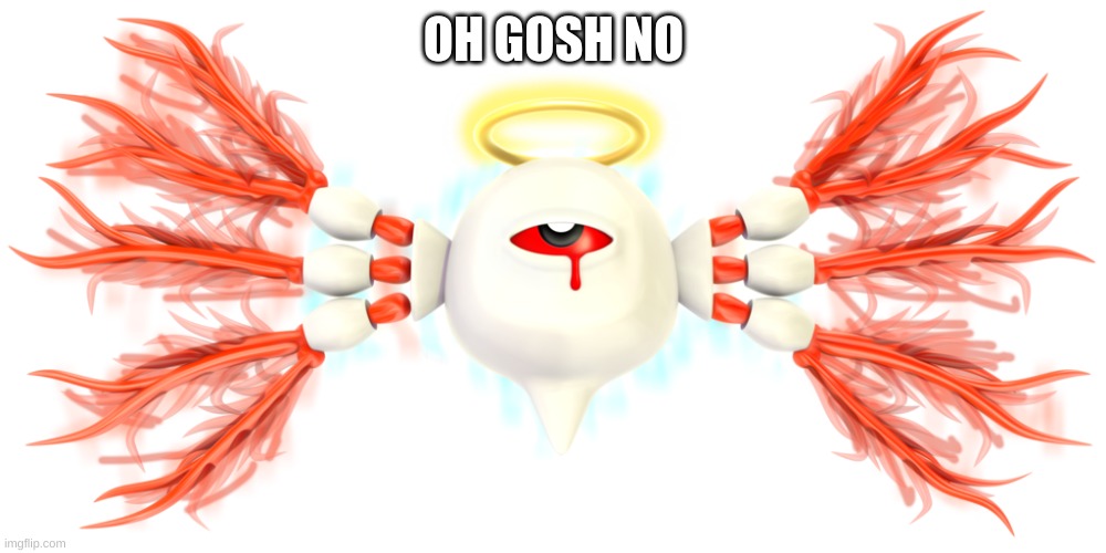 0² Kirby | OH GOSH NO | image tagged in 0 kirby | made w/ Imgflip meme maker