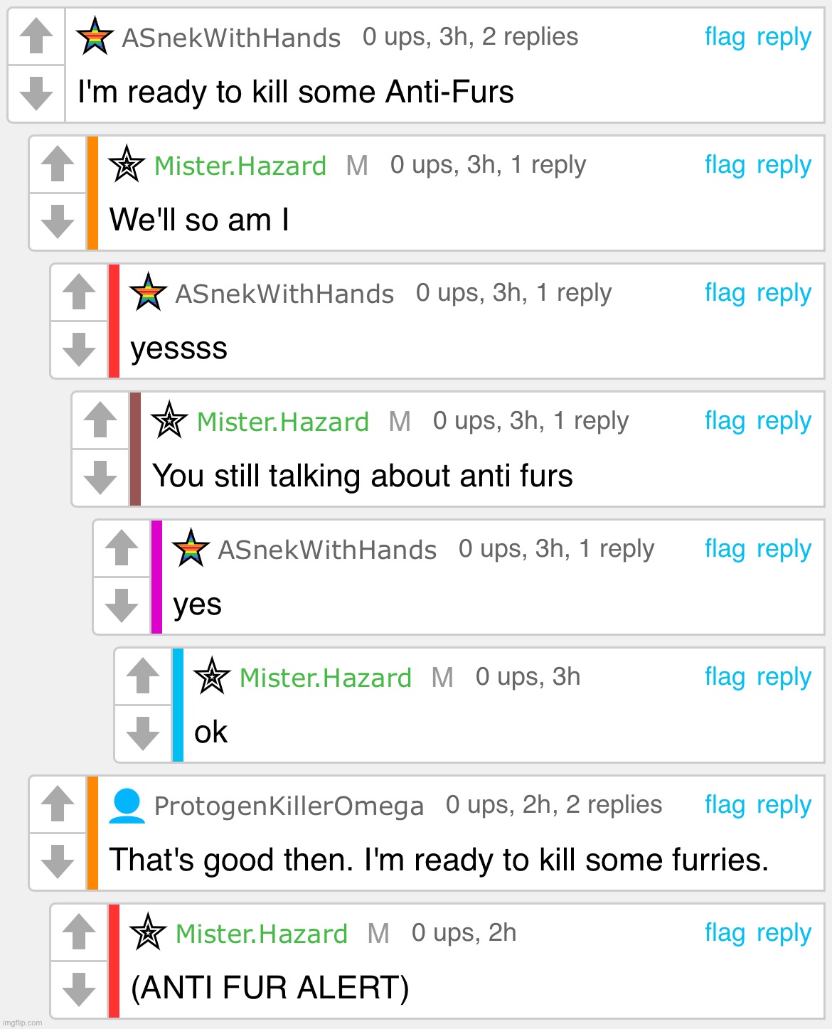 I went into the furries stream for no reason | made w/ Imgflip meme maker