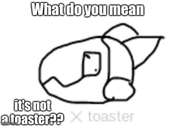 Toaster | What do you mean; it's not a toaster?? | image tagged in toast,toaster | made w/ Imgflip meme maker