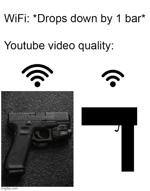 And the ads are in 8K quality | image tagged in wifi drops,youtube,wifi | made w/ Imgflip meme maker