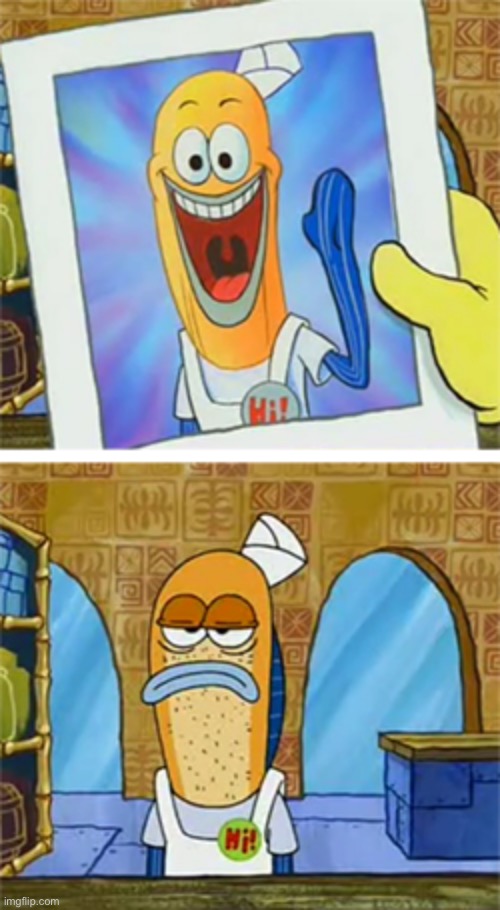 Before and after MSMG | image tagged in jaded professional | made w/ Imgflip meme maker