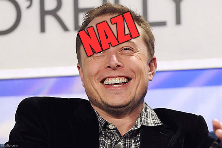 Don’t let him buy Twitter! | NAZI | image tagged in elon musk | made w/ Imgflip meme maker