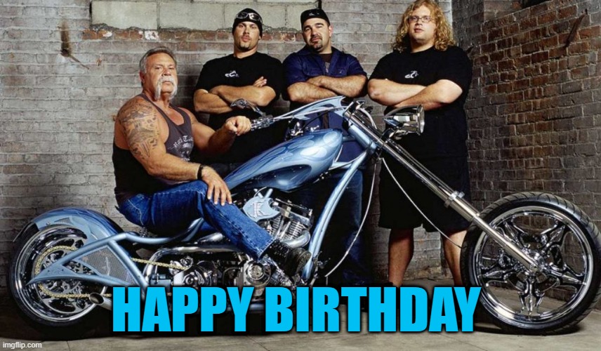 Motorcycle | HAPPY BIRTHDAY | image tagged in happy birthday | made w/ Imgflip meme maker