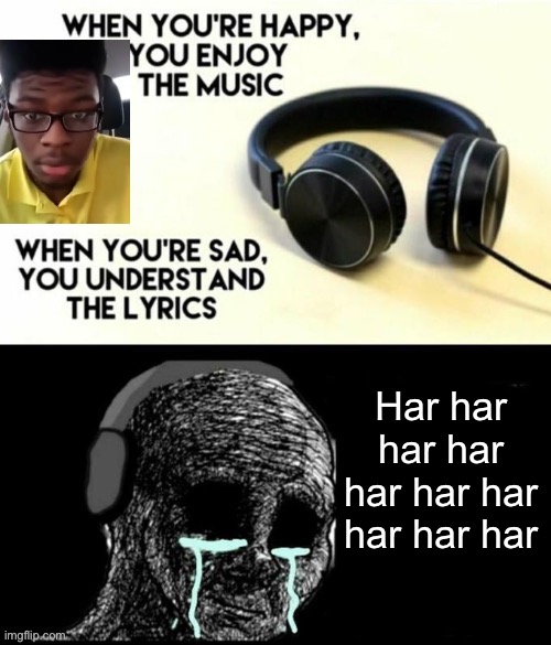 Spitting fax | Har har har har har har har har har har | image tagged in when your sad you understand the lyrics,fnaf beatbox,fnaf | made w/ Imgflip meme maker