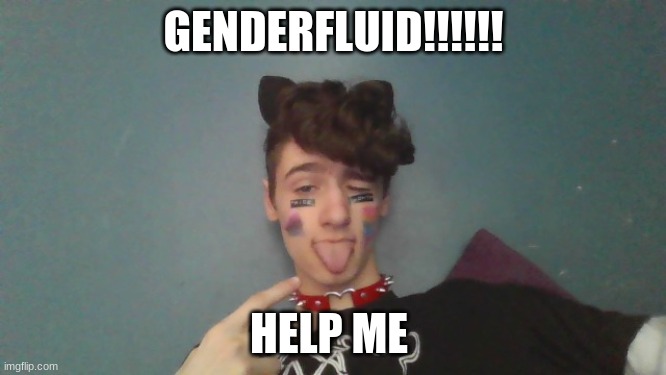  GENDERFLUID!!!!!! HELP ME | made w/ Imgflip meme maker