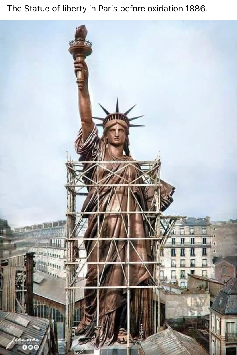 Statue of Liberty 1886 Blank Meme Template