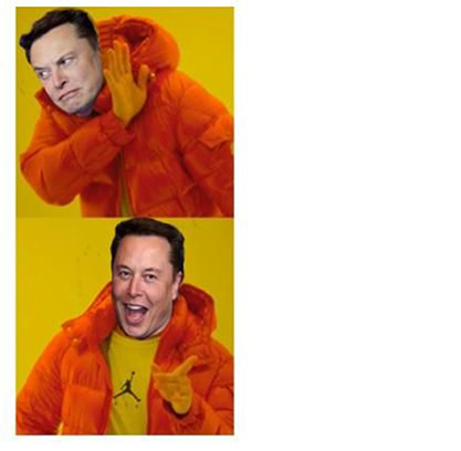 High Quality Elon Bling Drake Best Blank Meme Template