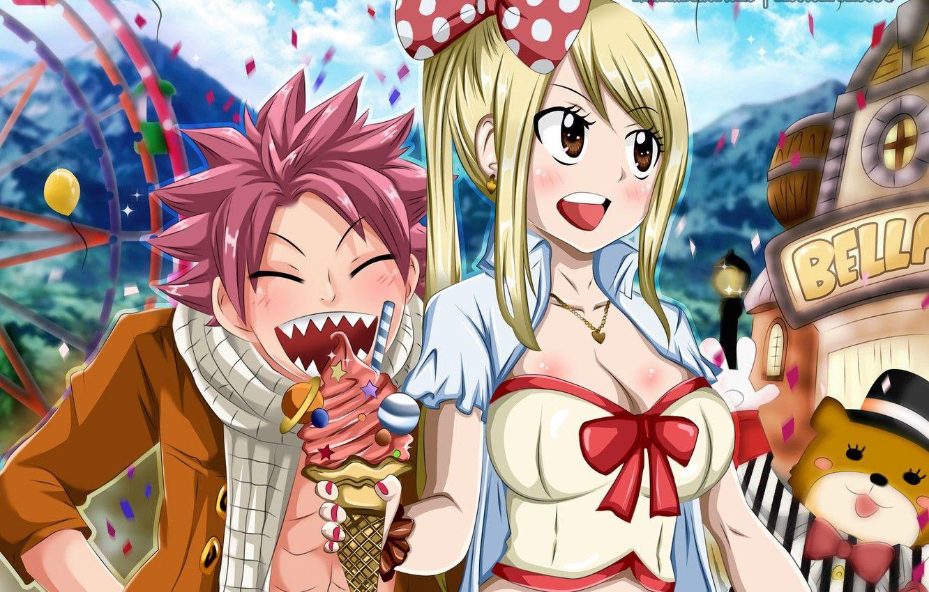 Natsu & Lucy(from Fairy Tail) Blank Meme Template