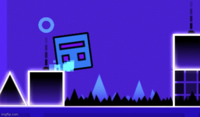 About to fail Geometry dash | image tagged in about to fail geometry dash | made w/ Imgflip meme maker