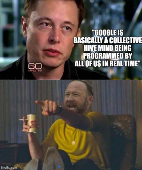 Jones Vindicated | image tagged in elon musk,alex jones,once upon a time | made w/ Imgflip meme maker