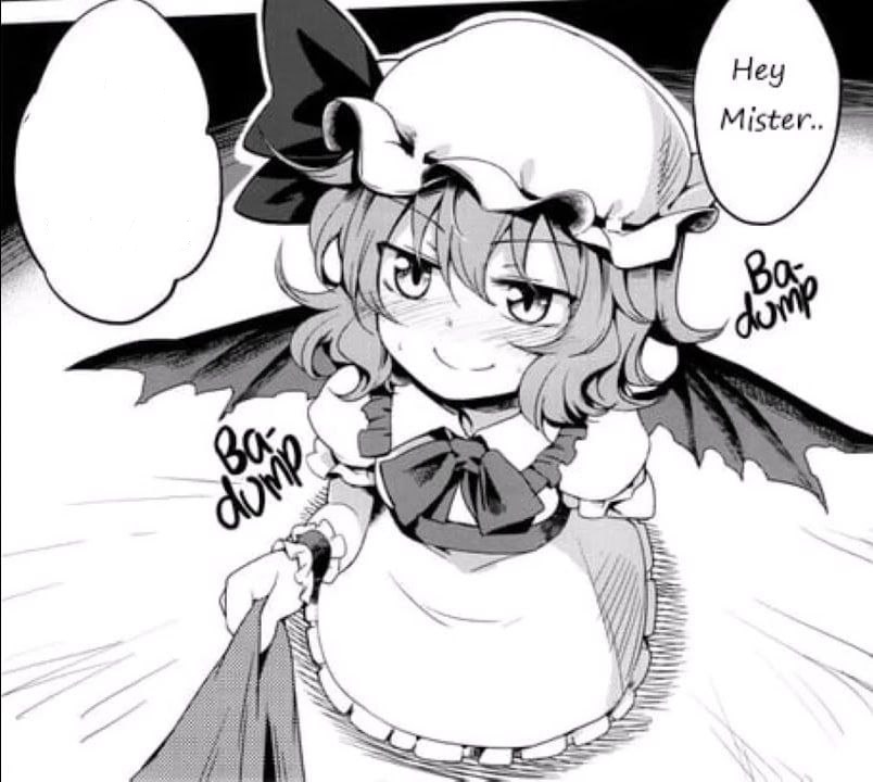 Remilia Hey Mister Blank Meme Template