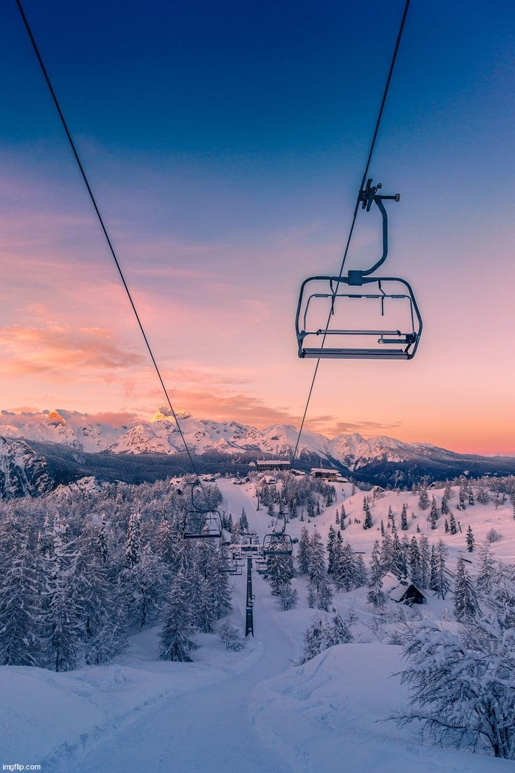 Winter In Slovenia | image tagged in awesome | made w/ Imgflip meme maker